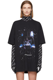 VETEMENTS - Black STAR WARS Edition Darth Vader T-Shirt
