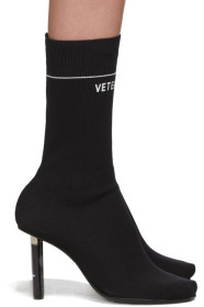 VETEMENTS - Bottes noires Darth Vader Sock édition STAR WARS