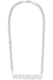 VETEMENTS - Silver Gothic Logo Necklace