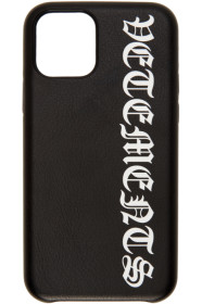 VETEMENTS - Étui pour iPhone 11 à logo noir