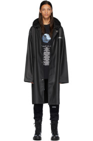 VETEMENTS - Black STAR WARS Edition Character List Raincoat
