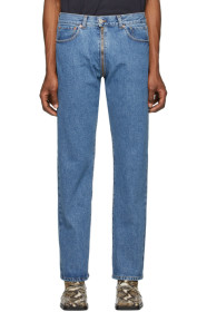 VETEMENTS - Blue Crotch Zip Jeans