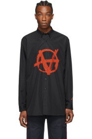 VETEMENTS - Black & Red Anarchie Shirt