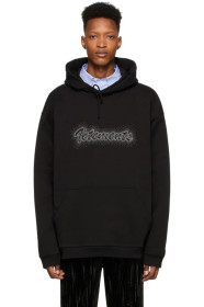 VETEMENTS - Black Bling Bling Hoodie