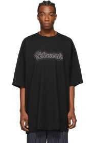 VETEMENTS - Black Bling Bling T-Shirt