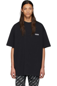 VETEMENTS - Black STAR WARS Edition Episodes Patch T-Shirt