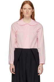 Comme des Garçons Girl - Chemisier rose Peter Pan Collar