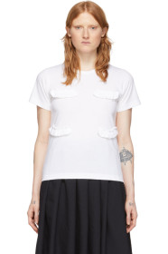 Comme des Garçons Girl - White Ruffle T-Shirt
