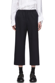 Comme des Garçons Comme des Garçons - 海军蓝 Pull-On 华达呢运动裤