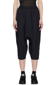 Comme des Garçons Comme des Garçons - Navy Twill Pull-On Trousers