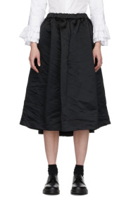 Comme des Garçons Comme des Garçons - Black Satin Skirt
