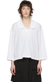 Comme des Garçons Comme des Garçons - 白色彼得潘领上装
