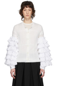 Comme des Garçons Comme des Garçons - White Ruffled Sleeves