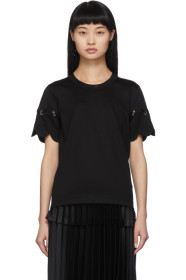Noir Kei Ninomiya - Black Scallop T-Shirt