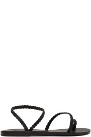 Ancient Greek Sandals - Black Eleftheria Sandals