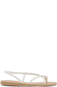 Ancient Greek Sandals - White Fysi Sandals
