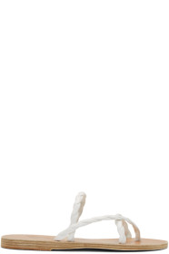 Ancient Greek Sandals - White Mahi Sandals