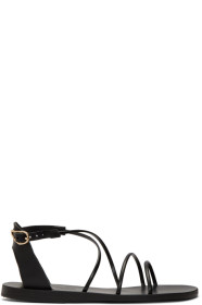 Ancient Greek Sandals - Black Meloivia Sandals