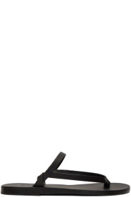 Ancient Greek Sandals - Black Mirsini Sandals