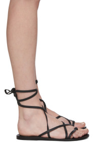 Ancient Greek Sandals - ブラック Morfi サンダル
