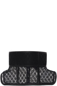 Loewe - Ceinture en dentelle noire Obi
