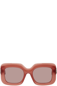 Loewe - Red Acetate Rectangular Sunglasses