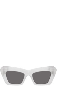 Loewe - White Oversized Cat-Eye Sunglasses