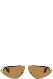Loewe - Gold Geometric Sunglasses