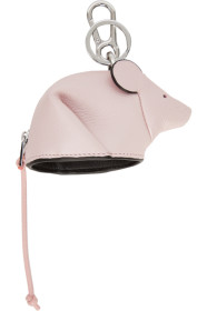 Loewe - Pink Mouse Charm Keychain