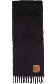 Loewe - Foulard en mohair noir