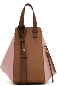 Loewe - Tan & Pink Small Hammock Bag