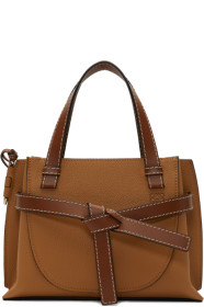 Loewe - Sac brun Small Gate