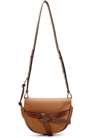 Loewe - Sac brun clair Small Gate