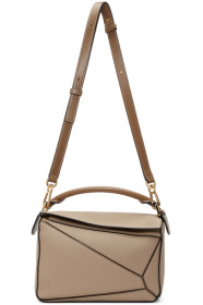 Loewe - Taupe Small Puzzle Bag