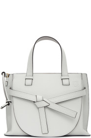 Loewe - 白色小号 Gate 手提包