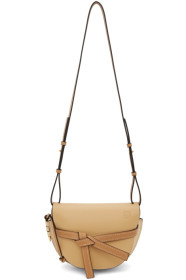 Loewe - Beige & Tan Small Gate Bag