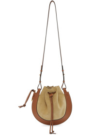 Loewe - Beige & Tan Horseshoe Bag