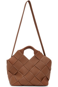 Loewe - Tan Woven Basket Tote