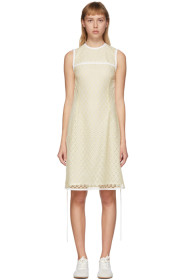 Loewe - Yellow Lace Mini Dress