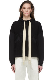 Loewe - Black Embroidered Hoodie