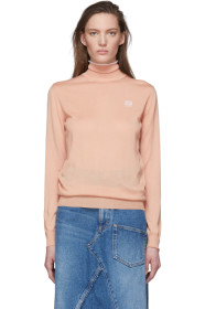 Loewe - Pink Cashmere Anagram Turtleneck