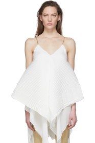 Loewe - White Pleated Tank Top