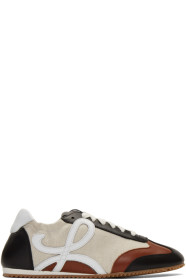 Loewe - Beige & Navy Ballet Runner Sneakers