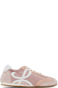 Loewe - Pink & White Ballet Runner Sneakers