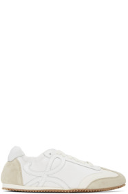 Loewe - Off-White & White Ballet Runner Sneakers