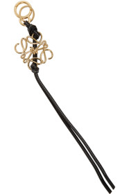 Loewe - Gold & Black Brass Anagram Keychain