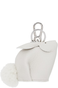 Loewe - Off-White Bunny Charm Keychain