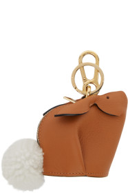 Loewe - Tan Bunny Charm Keychain