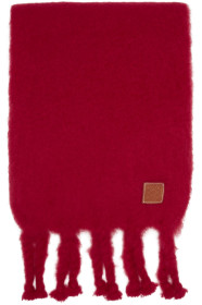 Loewe - Red William De Morgan Mohair Scarf