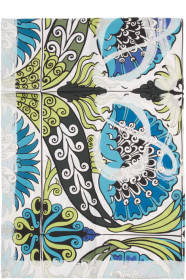 Loewe - Blue & Green William De Morgan Flowers Anagram Scarf